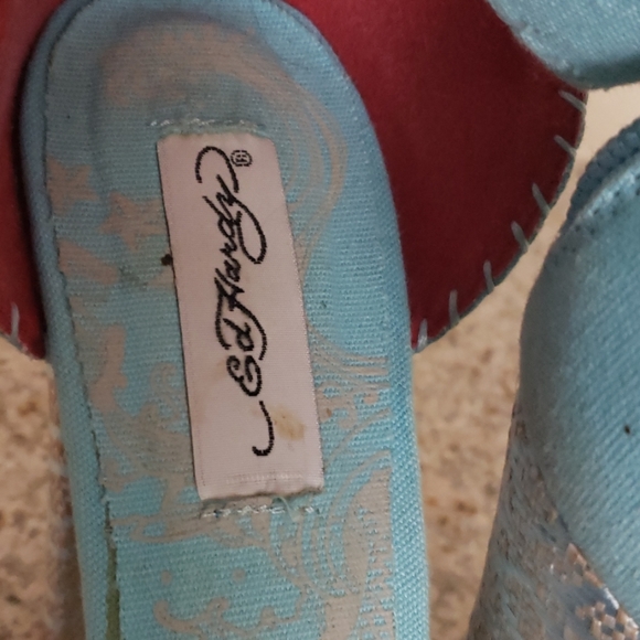 Chunky heel platform popular name brand designer - Picture 2 of 2